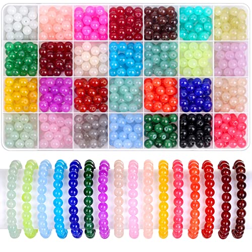 MontoSun Beads for Jewelry Making Kit Bead Kits Glass Beads for