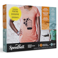 Speedball Advanced All-in-One Silk Screen Printing Kit, (19-Piece) Includes  Ink, Frame Base, UV Exposure Light