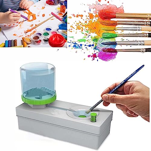 YAGHVEO® Paint Brush Cleaner, Electric Paint Brush Cleaner Rinse Cup, Brush  Rinser for Painting, Artist Brush Cleaning Washer Rinser for Acrylic