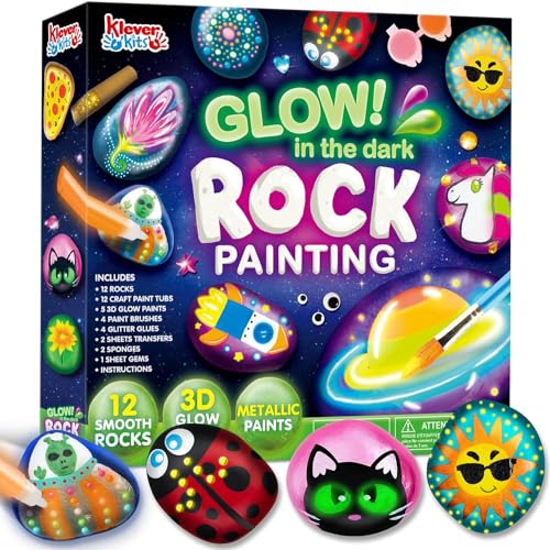 Aigybobo Kids Arts and Crafts Painting Kit, 6 Pack Paint Your Own Plas –  WoodArtSupply