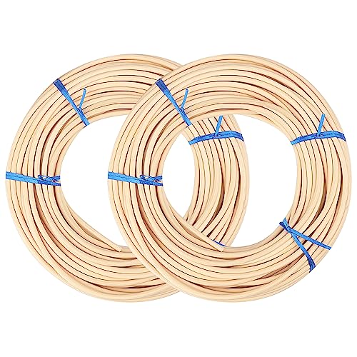 Thin Flat Reed Coil, 5/8 Wide for Wicker Basket Weaving Supplies