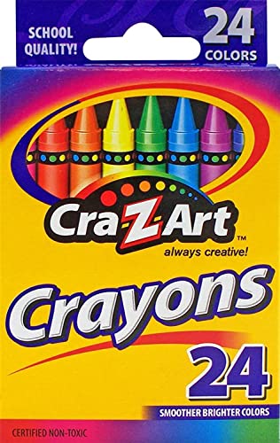 Cra-Z-Art Jumbo Washable Crayons, Assorted Colors, Pack Of 16