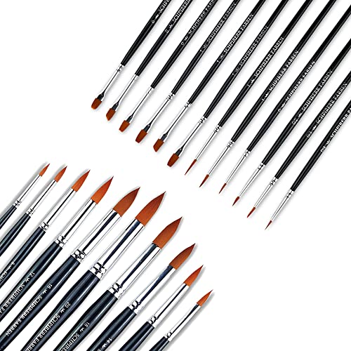 GOODYISM Get a Bundle of SCHPIRERR FARBEN with 72 Colored Pencils for  Artists, 12 Watercolor Paint Set, 14 Paint Brushes and 2 Watercolor Paint