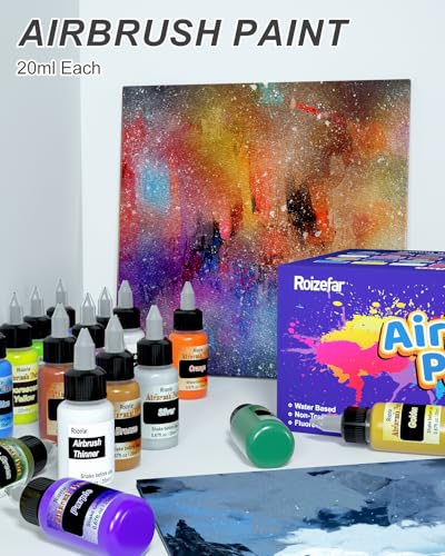 ARTME Airbrush Paint, 12 Metallic Colors Airbrush Paint Set Opaque & W —  CHIMIYA