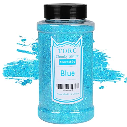 TORC Black Fine Glitter 1 Pound 16 OZ Glitter Powder for Tumblers Resin  Crafts Slime Cosmetic Nail Painting Halloween Decoration