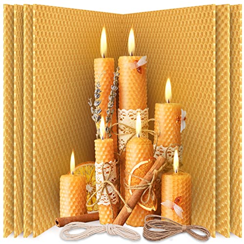  Candle Making Kit for Adults, Candles Making Supplies, Beginner Craft  Kits, Christmas Gifts for Women, DIY Starter Beewax Candles Making, 9  Tins,6 Essential Oils, Melting Pot, Wicks, Wax, Dyes