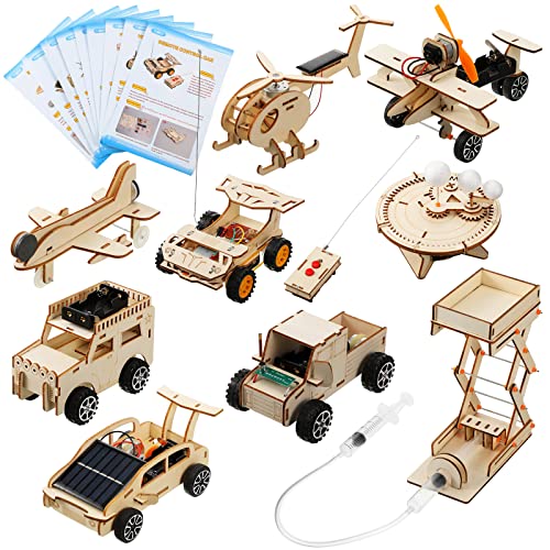SparkJump Build & Paint Your Own Wooden Cars - Creative & Fun Arts