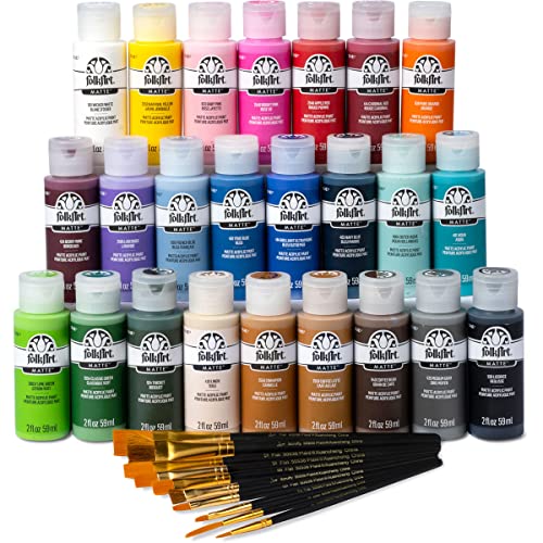  FolkArt Acrylic Paint in Assorted Colors (2 oz), 936, Barn Wood