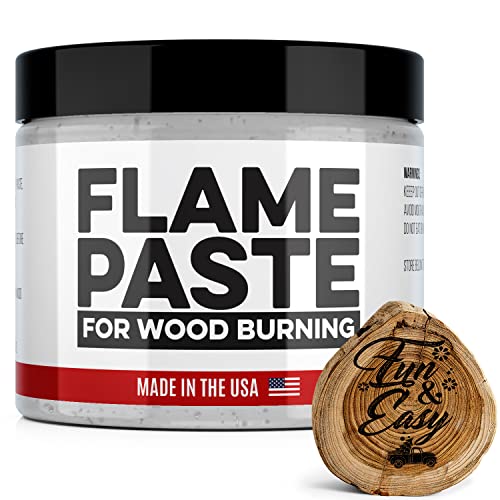 Wood Burn Paste, Log Burning Paste for Wood, 4 oz Wood Burn Gel with  Spatula for Crafts, Painting and DIY Art, Create Beautiful Art in Minutes