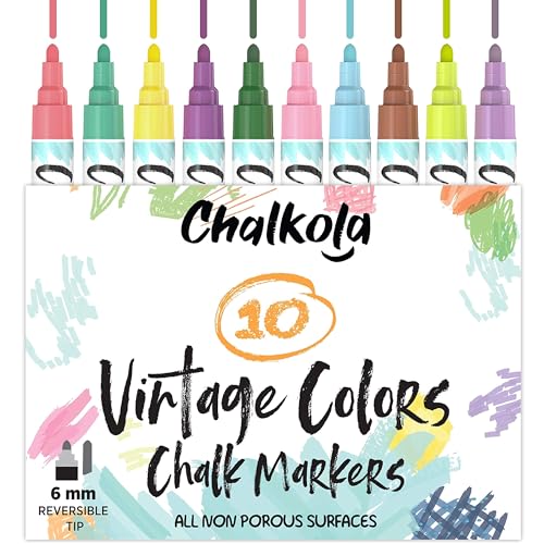 GOTIDEAL Liquid Chalk Markers, Fine Tip 8 Colors Washable Window Chalkboard  Glas