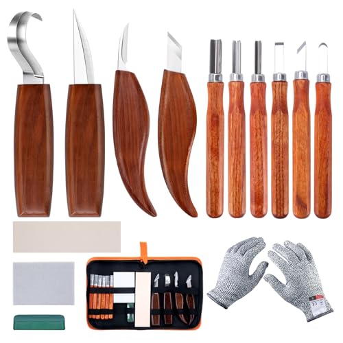 Wood Carving Kit for Beginners - Whittling kit with Giraffe - Linden  Woodworking Kit for Kids, Adults - Wood Carving Stainless Steel Knife with  Wooden