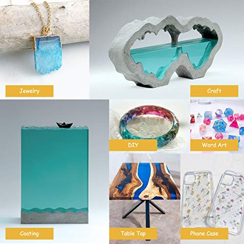 NIUB Resin Kit 39Oz Epoxy Resin Kit for Resin Jewelry Making Art
