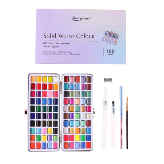 Watercolor Paper Water Color Paper White 3 Pack 5.5x8.5” (96 Sheets)- Water Color Paper Sketch Book - Watercolor Paper Pad, Watercolor Pad, Watercolor