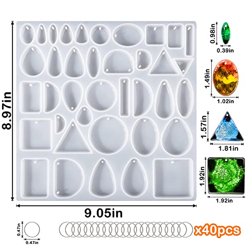 9 Inch Large Resin Molds, BABORUI Upgraded Round Silicone Molds for Resin  Casting, Deep Circle Epoxy Resin Molds for Home Wall Decor, Desktop