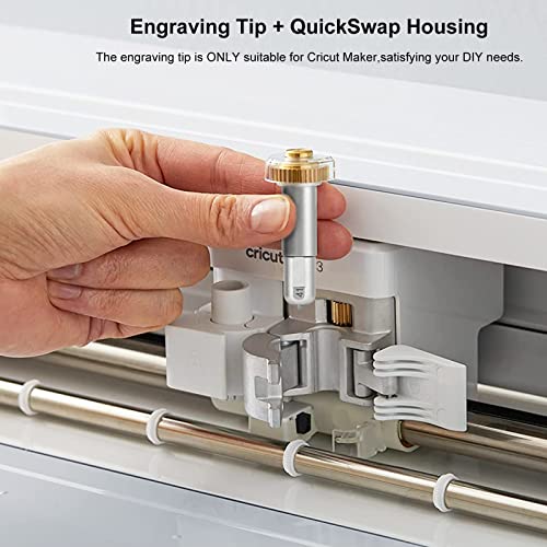 Cricut Maker QuickSwap Housing with Fine Debossing Tip 21 and Engravin