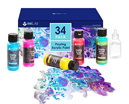Liquidraw Acrylic Inks For Artists Set Of 10 Ink Set 35ml Professional  Drawing