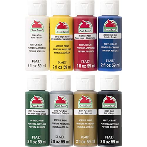 Primary Colors Matte Acrylic Paint Set - Red, Blue, Yellow