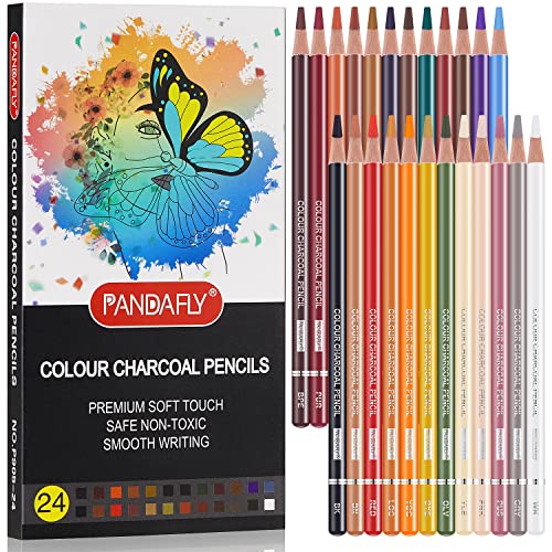 PANDAFLY 150 Pack Drawing Pencils Set 120 Colored Pencils with 3