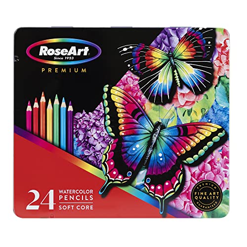  RoseArt Premium 72ct Colored Pencils – Art Supplies for  Drawing, Sketching, Adult Colors, Soft Core Color Pencils 72 Pack, multi