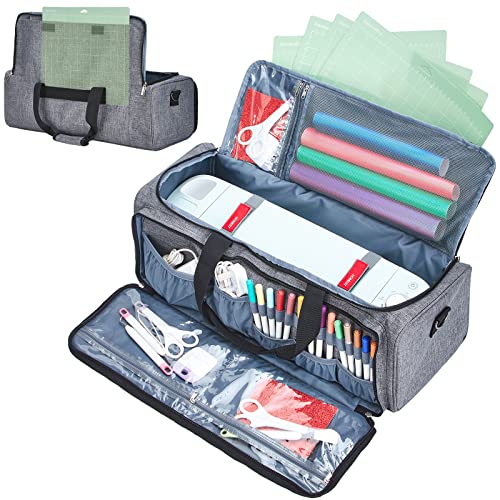 Everything Mary Die-Cut Machine Carrying Case, Heather Black - Craft  Sticker Bag Compatible with Cricut Air/Maker & Brother ScanNCut - Cutting  Storage