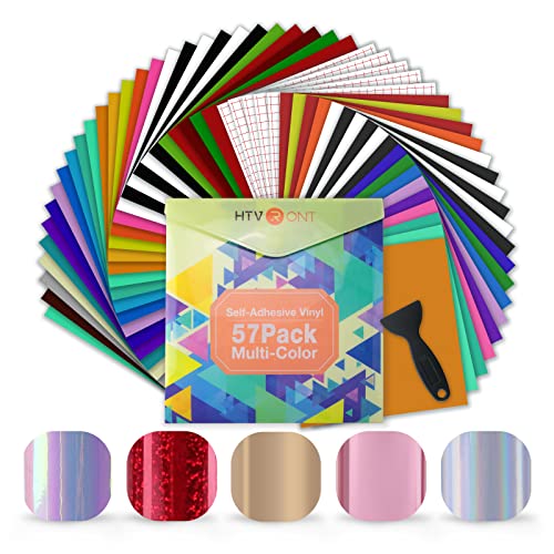  HTVRONT 5.5x12 Smart Permanent Vinyl for Cricut Joy  Machine-30 Sheets Permanent Vinyl Bundle & 5 Sheets Transfer Tape for Vinyl  Permanent, Assorted Colors Adhesive Vinyl Sheets(Glossy Vinyl) : Arts,  Crafts 