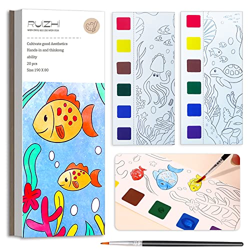BAOXUE 4Pack Water Color Paint Sets for Kids, Pocket Watercolor Painti –  WoodArtSupply