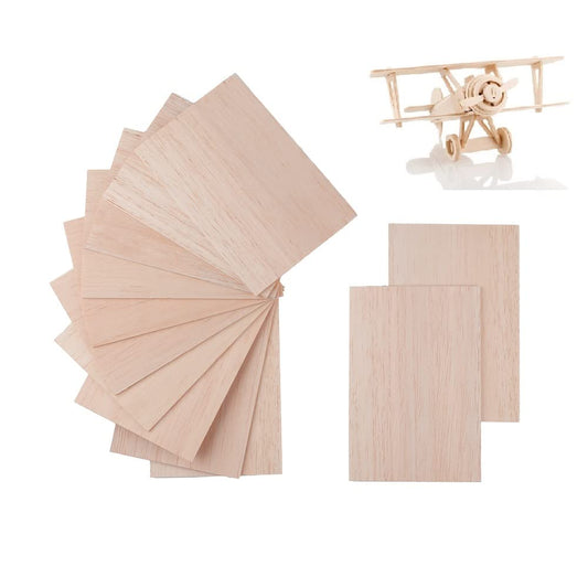 8 Pack 11.8 x 11.8 Inch Basswood Sheets 1/4 Inch  