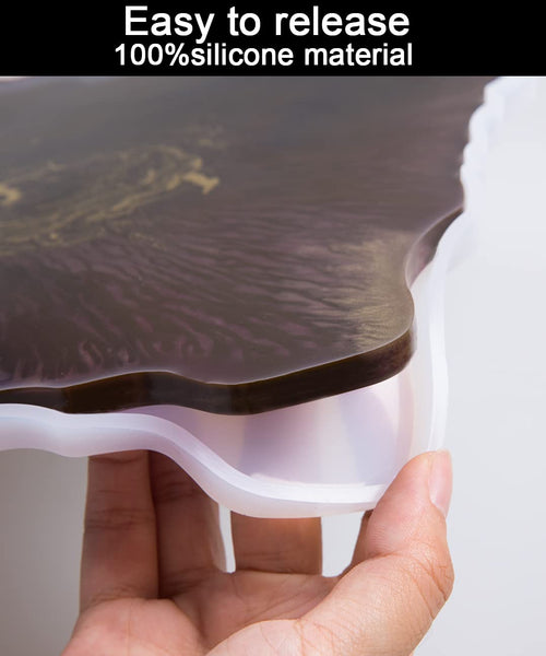 Booshow Silicone Resin Tray Mold Geode Agate XL Silicone Tray Mold