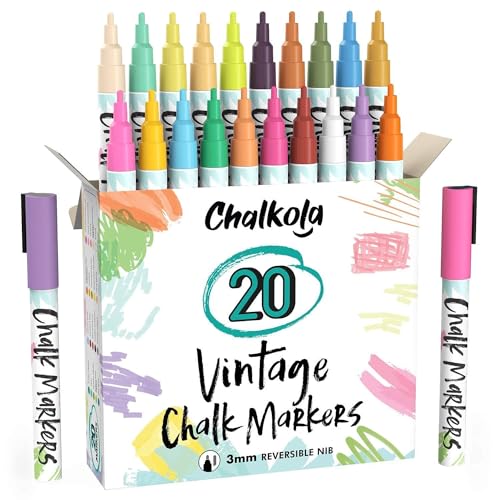 SILENART Chalk Markers Fine Tipe 1mm - 8 Pack - Dry & Wet Erase Marker Pens  - Chalkboad Markers for Kids, Liquid Chalk Markers Erasbale, Window Markers  for Car Glass Washable, 1mm