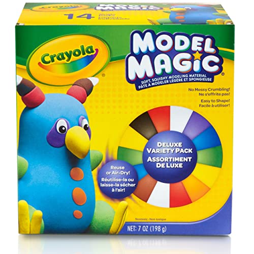 Crayola 232412 Model Magic Modeling Compound, Assorted Natural Colors, 2  lbs.
