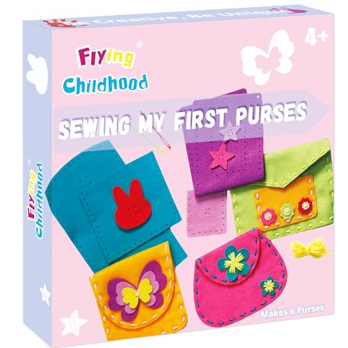 sapelon Purse Sewing Kit for Kids 4-7 - My First Sewing Kit, Plastic N –  WoodArtSupply