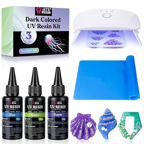  LET'S RESIN UV Light for Resin Curing, Portable Mini