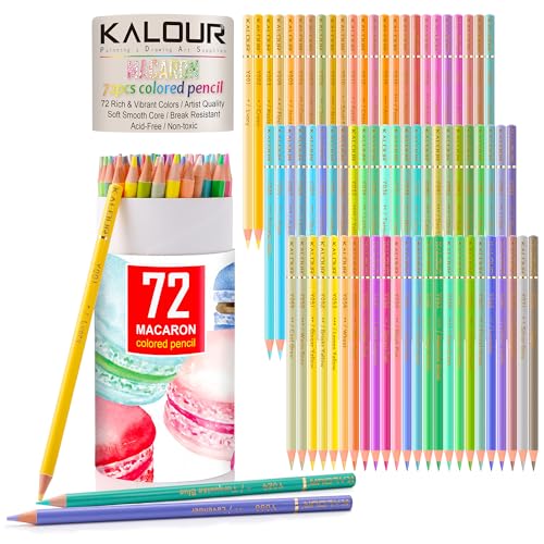 KALOUR 72 Count Colored Pencils for Adult Coloring Books, Soft Core,Ideal  for Drawing Blending Shading,Color Pencils Set Gift for Adults Kids  Beginners - Yahoo Shopping