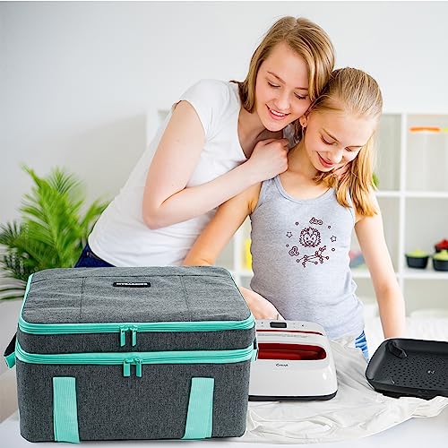 Double-layer Carrying Case Compatible With Cricut Easy Press Mini, Tote Bag  Compatible With Cricut Easy Press 