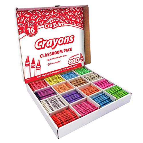 Cra-Z-Art® Crayons, 8 Assorted Colors, 8/Pack