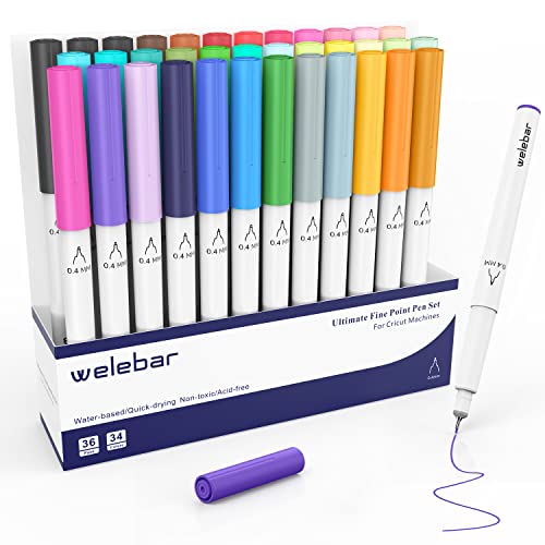  Welebar 7 Pack Metallic Pen Set, 1.0 Tip Marker Pens for Cricut  Maker 3/Maker/Explore 3/Air 2/ Air, Metallic Ink Markers for Envelope,  Invitations, Cards, Drawing : Arts, Crafts & Sewing