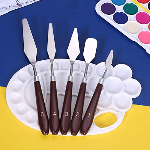 Painting/Palette Knives, Stainless Steel blades with Wooden handles – WoW  Art Supplies