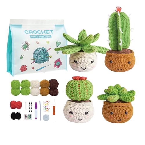 MODDA Crochet Kit for Beginners with Video Course, Includes 20 Color of  Yarns, Needles, Hooks, Accessories Kit, Canvas Tote Bag, Crochet Starter  Kit
