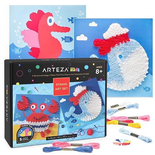  Arteza Kids Air-Dry Modeling Clay Kit, 6 x 8-oz Packs, 12 Sandy  Clay Molds and 15 Assorted Sea-Life Beach Decorations, Soft, Pliable,  Supplies for Kids' Crafts and Sensory Play
