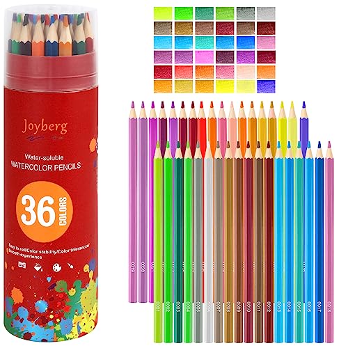 Castle Art Supplies 72 Watercolor Pencils Zip-Up Set for Adults Kids  Artists, Quality Colored Cores Vivid Colors to Create Beautiful Blended  Effects with Water