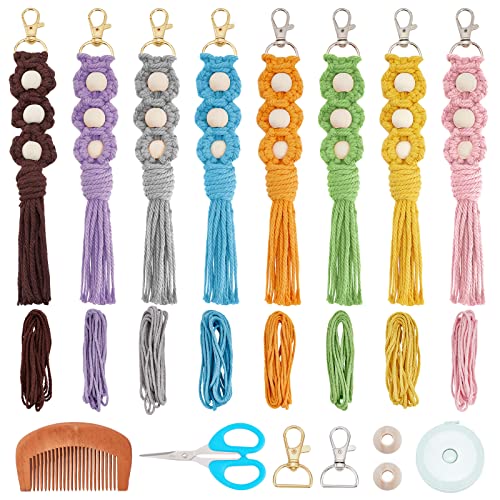 Paxcoo Tassels for Jewelry Making, 50pcs Leather Tassel Keychain Charms Bulk  with 50pcs Jump Rings for Bracelets, Acrylic Key Chain Blanks and Craft  Supplies 38 mm