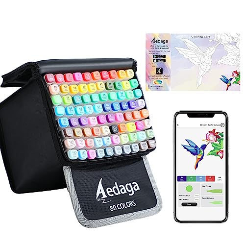  Y YOMA 60 Colors Alcohol Markers Dual Tip Markers Art Markers  Set, Unique Colors (1 Marker Case) Alcohol-based Ink, Fine & Chisel, Black  Penholder : Arts, Crafts & Sewing