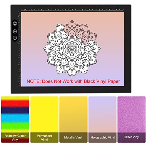  Rechargeable A4 Light Pad with Innovative Stand and Top Clip,  Elice Wireless Bright Light Tracing Board Portable LED Artcraft Tracer Box  for Artists, Drawing, Cricut Weeding Vinyl, Diamond Painting