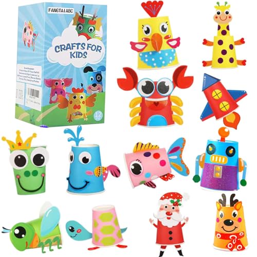 Fun and Easy Arts & Crafts for Toddlers 2-4 Years Animal Creations Activity