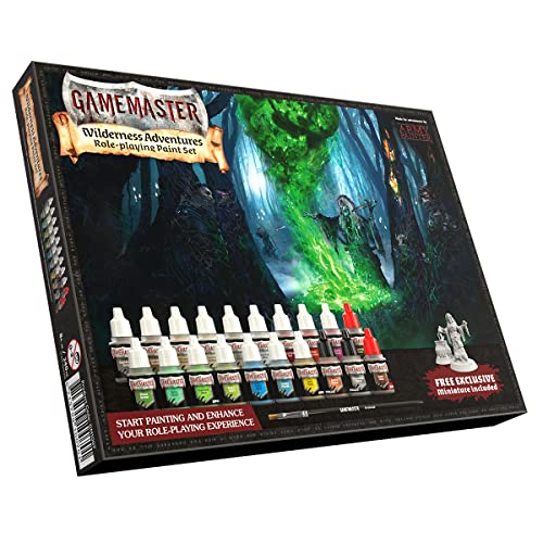 The Army Painter - DnD Miniatures Paint Set Gamemaster Character - Precise  Detail Hobby Brush, 20 Warpaint 19x12ml, 12ml Brush-on Primer, 5 28mm