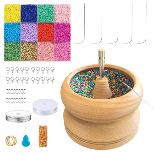 Shop LC Seed Bead Spinner with Big Eye Beading Needle, Clay Bead