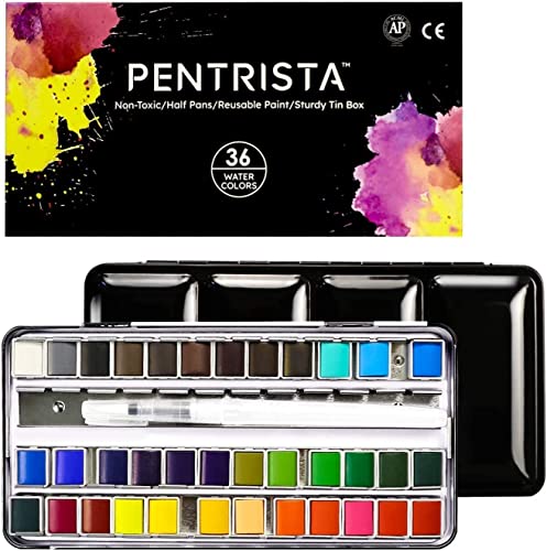 PENTRISTA Oil Pastels,24+1 Assorted Colors+1 Sharpener and 1 Pastel Holder,  Oil Pastels for Kids Indoor Activities At Home,Non-Toxic Oil Pastel