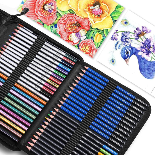 Shuttle Art 116 PCS Drawing Kit, Complete Drawing Supplies with Sketch  Pencils, Colored Pencils, Graphite, Charcoal Sticks, Professional Drawing  Tools