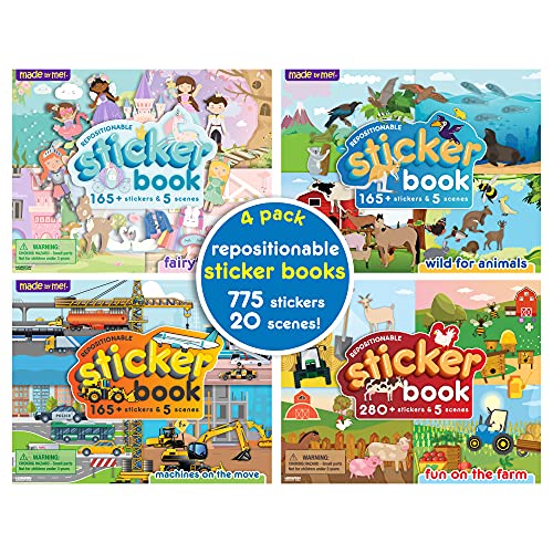  Sticker & Chill Sticker Book for Adults – 700+ Repositionable  Colorful Clings Create Designs on 10 Spiral Bound Scene Pages – Easy, Fun &  Stress Relieving Relaxation Activity – Wanderlust Series : Toys & Games