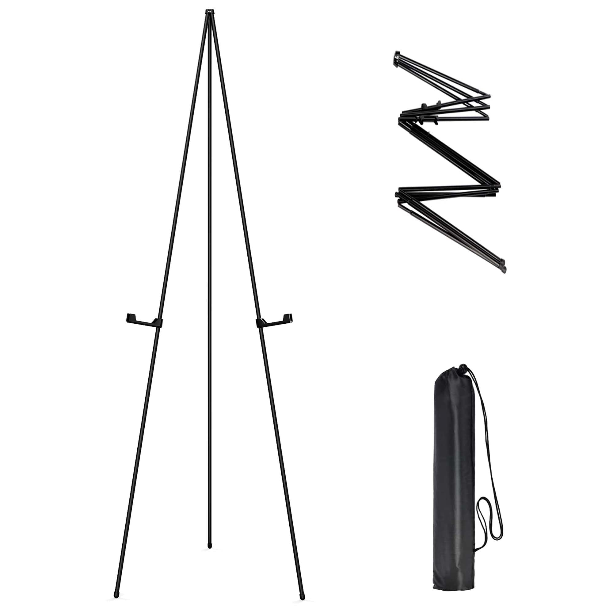 Easel Stand For Display,RRFTOK 63'' Instant Foldable Portable